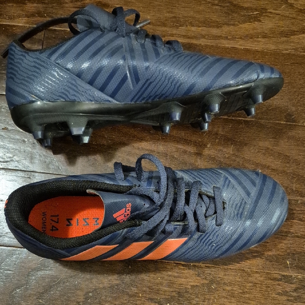 Adidas NWOT Navy and Pink FG Soccer Cleats